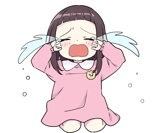😭 Стикер «littlegirl02» для Telegram