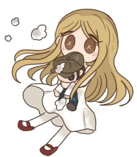 😽 Стикер «Lenore The Cute Little Dead Girl» для Telegram