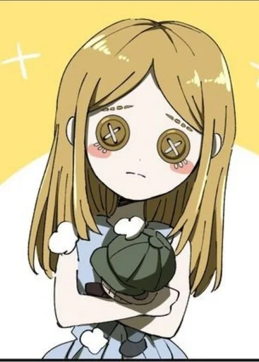 😔 Стикер «Lenore The Cute Little Dead Girl» для Telegram