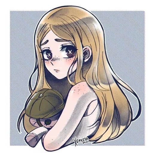 😕 Стикер «Lenore The Cute Little Dead Girl» для Telegram