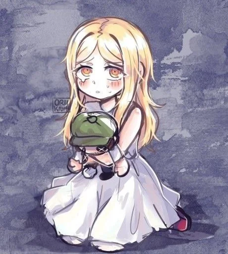 😢 Стикер «Lenore The Cute Little Dead Girl» для Telegram