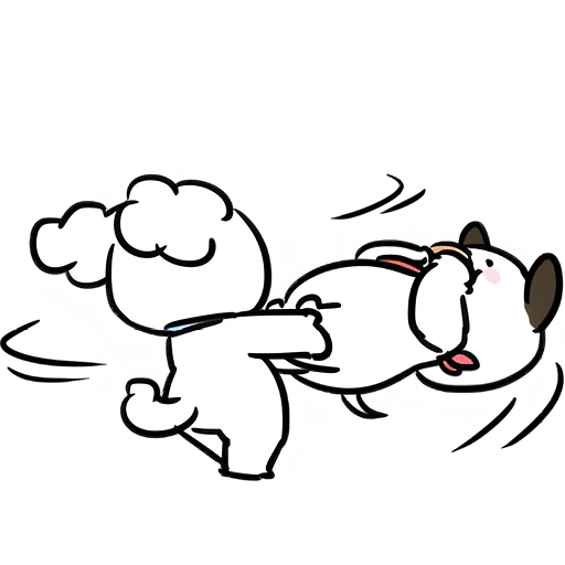 🤪 Стикер «Маленькие собачки» для Telegram