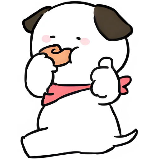 👍 Стикер «Маленькие собачки» для Telegram