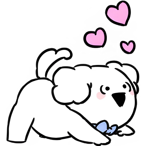 🐶 Стикер «Маленькие собачки» для Telegram