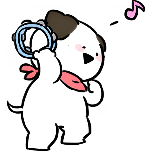 👯‍♂ Стикер «Маленькие собачки» для Telegram