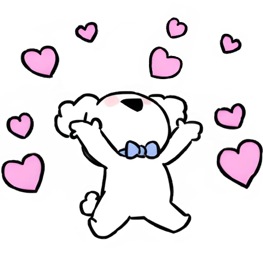 🥰 Стикер «Маленькие собачки» для Telegram