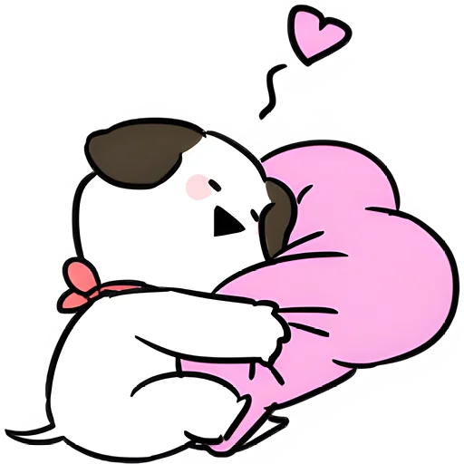🥰 Стикер «Маленькие собачки» для Telegram