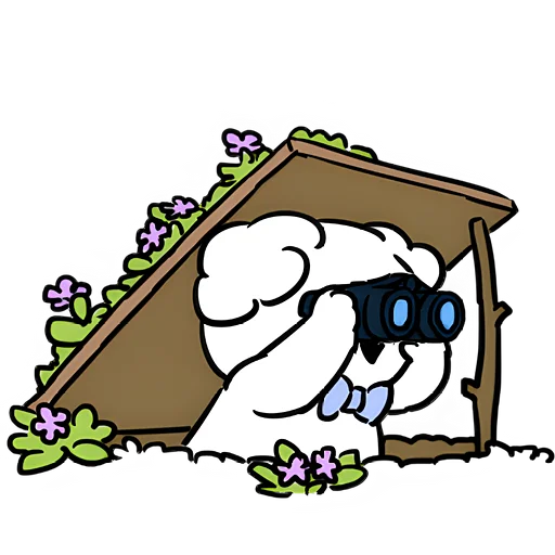 🧐 Стикер «Маленькие собачки» для Telegram