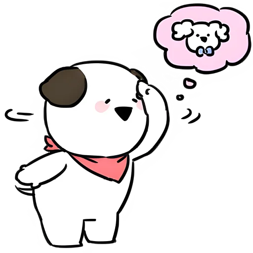 🫡 Стикер «Маленькие собачки» для Telegram