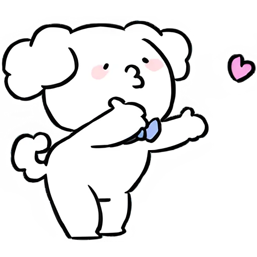 😘 Стикер «Маленькие собачки» для Telegram