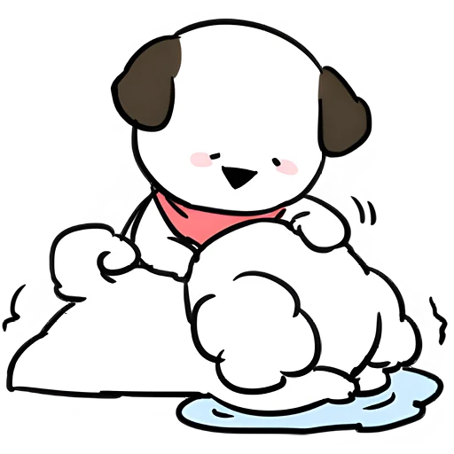 🙁 Стикер «Маленькие собачки» для Telegram