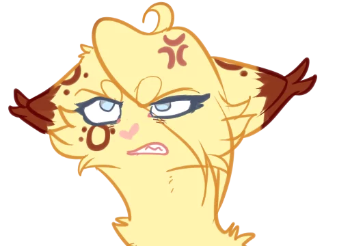 😠 Стикер «Kira» для Telegram