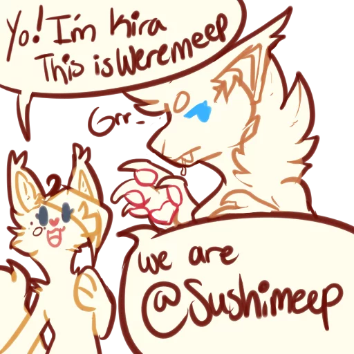 © Стикер «Kira» для Telegram