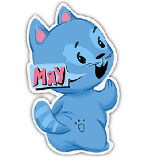 😊 Стикер «Little Kitty Bo» для Telegram