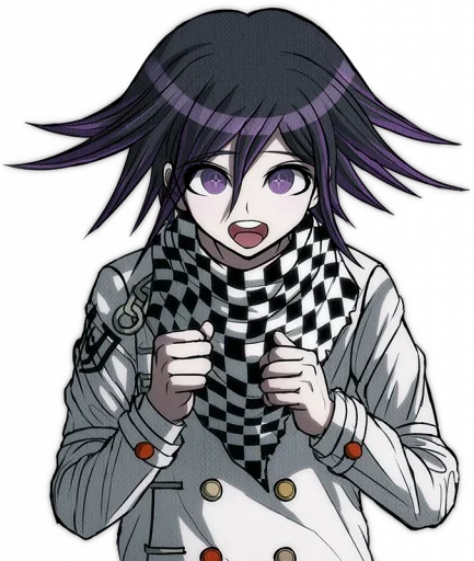 😙 Стикер «Кокичи Ома Danganronpa» для Telegram
