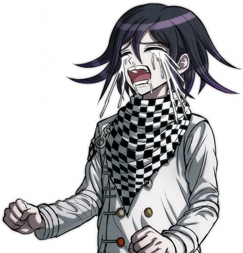 😭 Стикер «Кокичи Ома Danganronpa» для Telegram