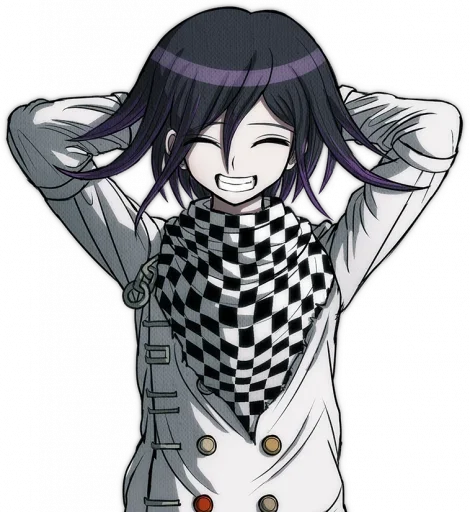 😂 Стикер «Кокичи Ома Danganronpa» для Telegram