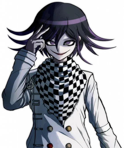 😆 Стикер «Кокичи Ома Danganronpa» для Telegram