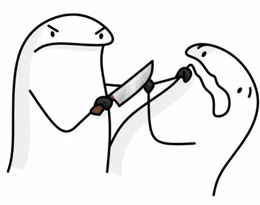 🔪 Стикер «little man zizi» для Telegram