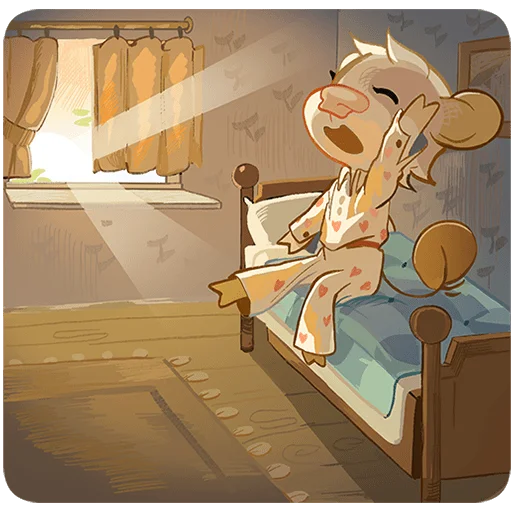 🥱 Стикер «Марфуша Без Текста» для Telegram