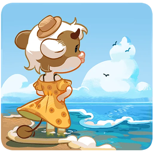 🙂 Стикер «Марфуша Без Текста» для Telegram