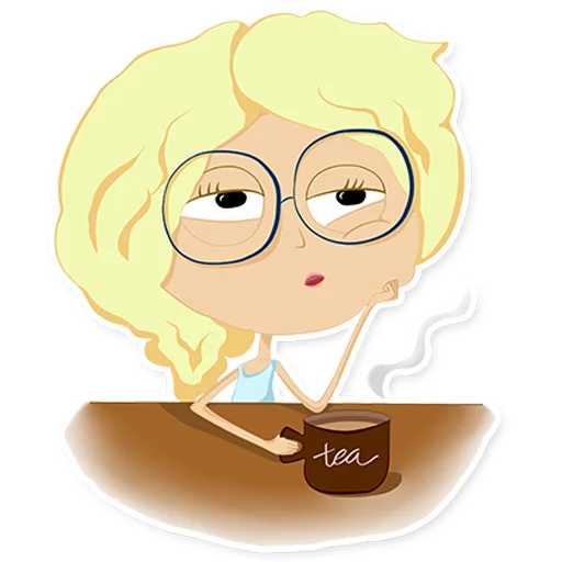 😑 Стикер «Little Mary» для Telegram