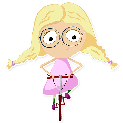 🚲 Стикер «Little Mary» для Telegram