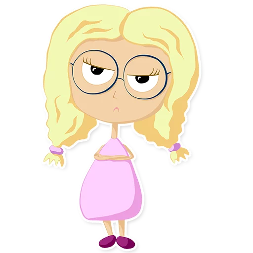 😠 Стикер «Little Mary» для Telegram