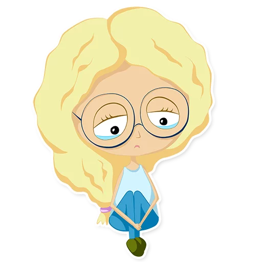 😔 Стикер «Little Mary» для Telegram