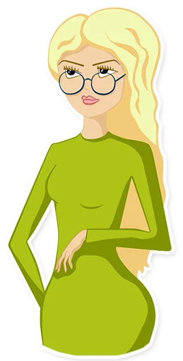 👄 Стикер «Little Mary» для Telegram