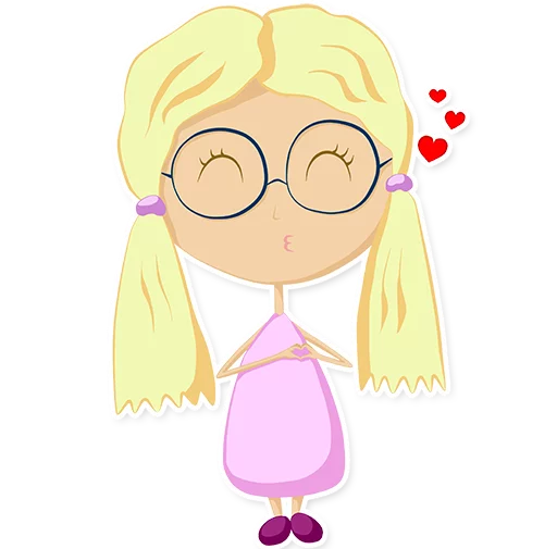 😚 Стикер «Little Mary» для Telegram