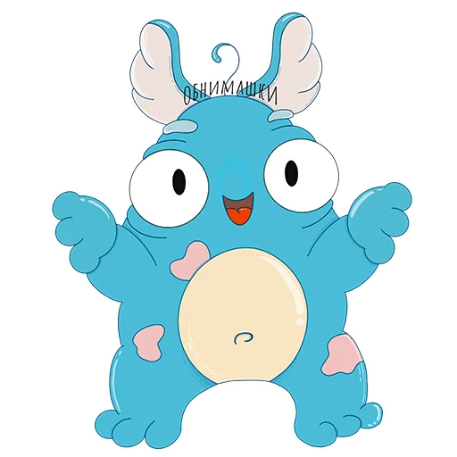 🤗 Стикер «Милый монстр Кьюриосити» для Telegram