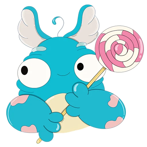 🍭 Стикер «Милый монстр Кьюриосити» для Telegram