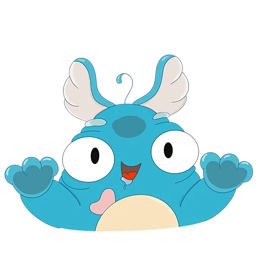 🤤 Стикер «Милый монстр Кьюриосити» для Telegram
