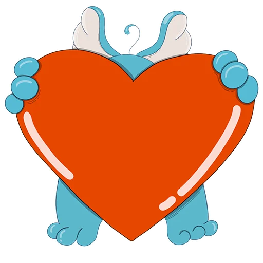 ❤️ Стикер «Милый монстр Кьюриосити» для Telegram