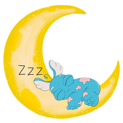 😴 Стикер «Милый монстр Кьюриосити» для Telegram