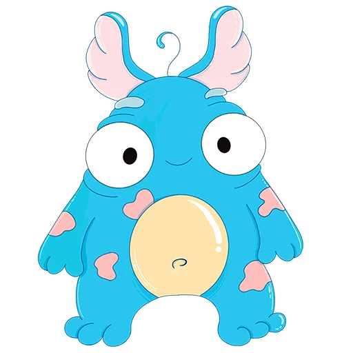 😊 Стикер «Милый монстр Кьюриосити» для Telegram