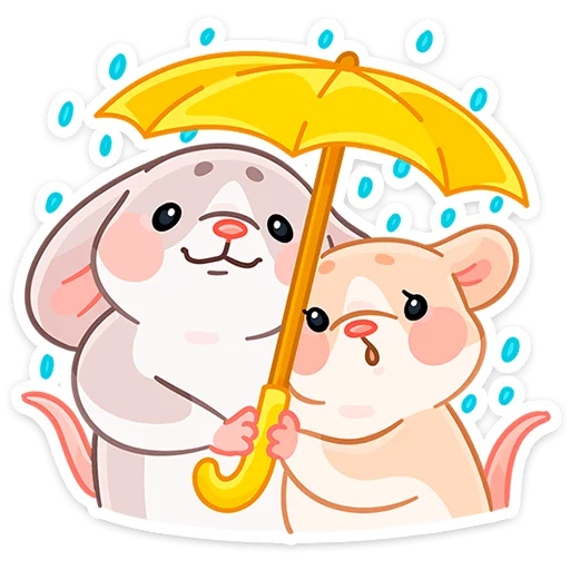 ☔️ Стикер «Малыш Обнимышь» для Telegram