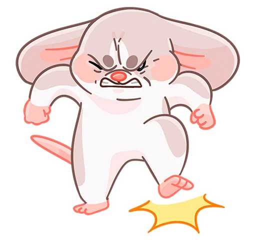 😡 Стикер «Малыш Обнимышь без надписей» для Telegram