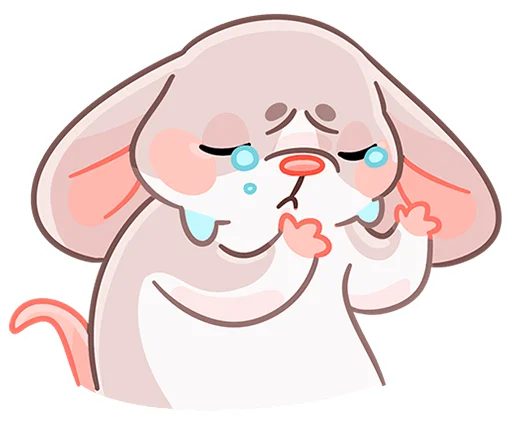 😢 Стикер «Малыш Обнимышь без надписей» для Telegram