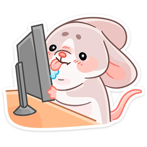 🖥 Стикер «Малыш Обнимышь без надписей» для Telegram