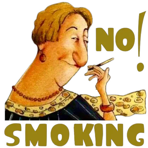 🚬 Стикер «Понемногу обо всем» для Telegram
