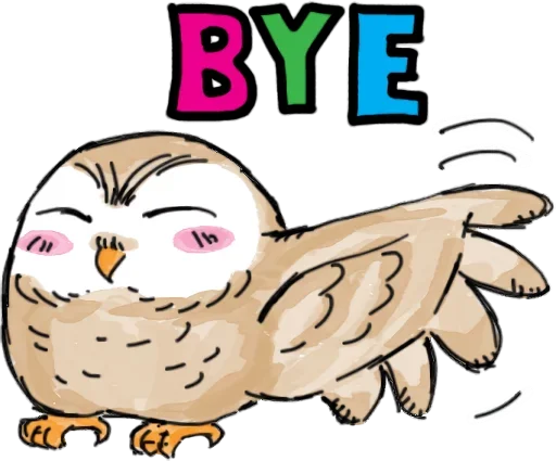 😐 Стикер «Owlet» для Telegram
