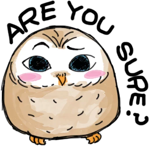 😣 Стикер «Owlet» для Telegram