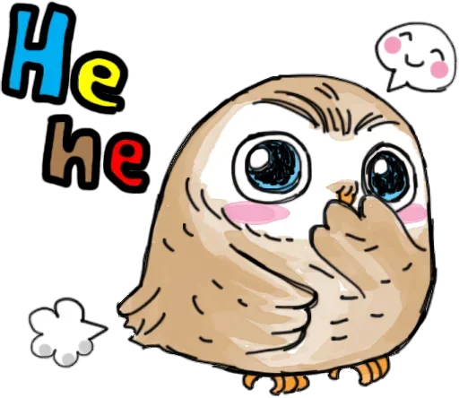 😶 Стикер «Owlet» для Telegram