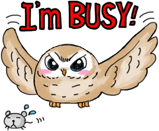 😖 Стикер «Owlet» для Telegram