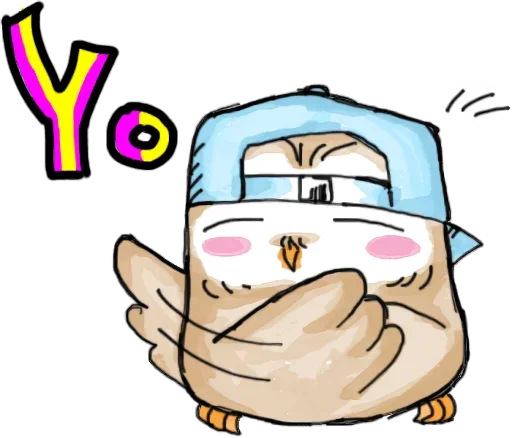 😽 Стикер «Owlet» для Telegram