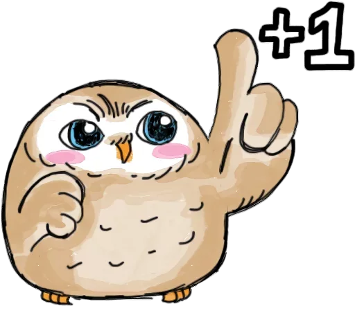 😒 Стикер «Owlet» для Telegram