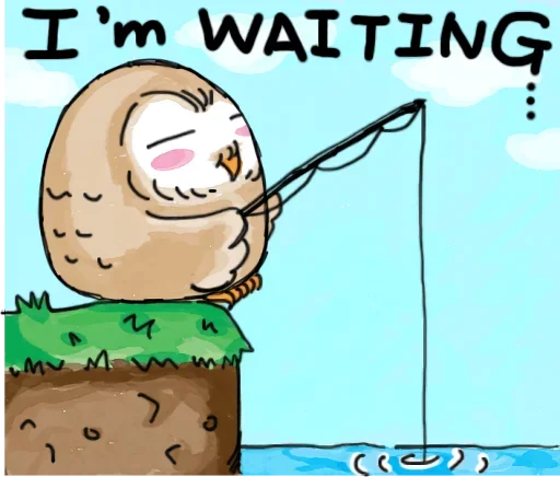 😶 Стикер «Owlet» для Telegram