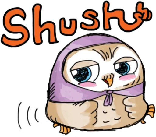 😥 Стикер «Owlet» для Telegram